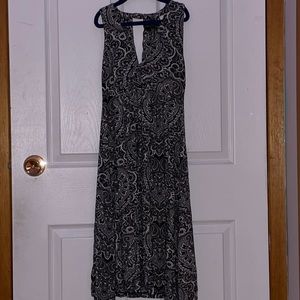 Black and white dress